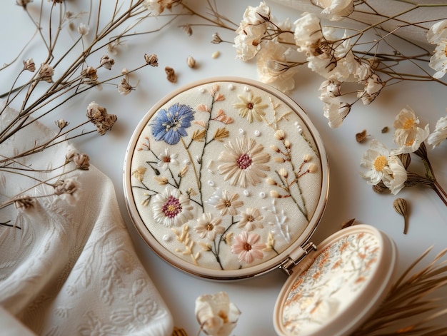 haft artystyczny na tkaninie